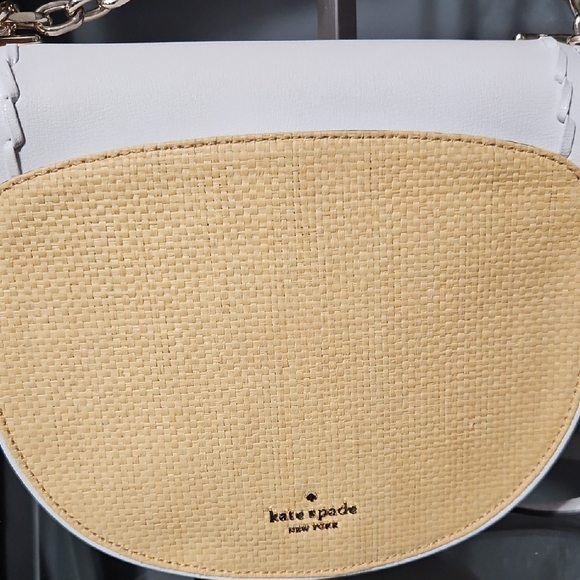 KATE SPADE NWOT ROBYN SADDLE BAG Crossbody with Chain Strap - Picture 5 of 11